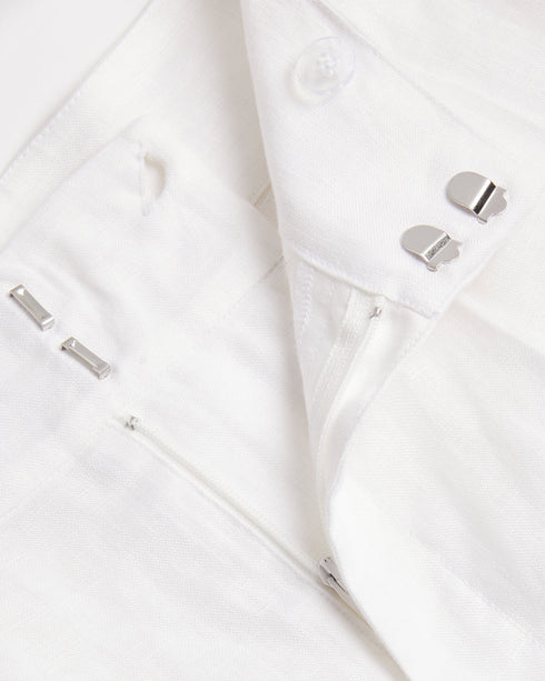 LUCIHH-Trousers-Linen Wide Leg Linen Trouser- Ted Baker Romania